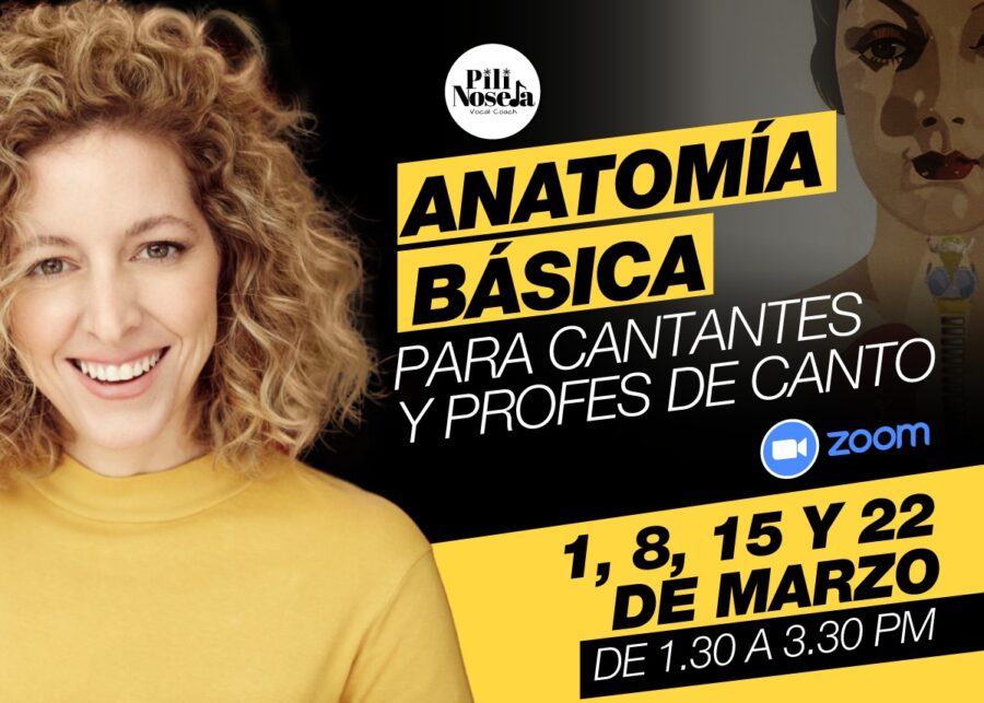 Anatomía básica para cantantes y profes de canto